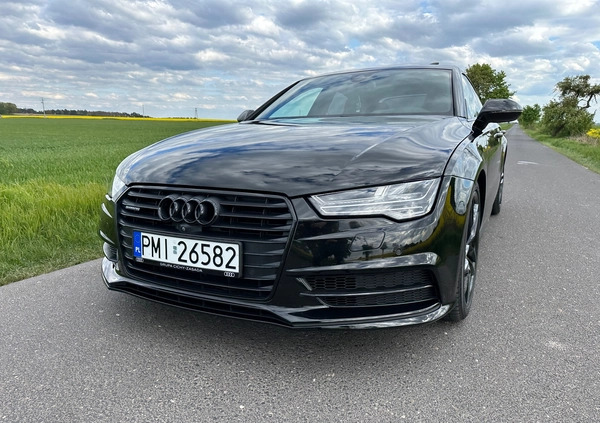 Audi A7 cena 155000 przebieg: 72000, rok produkcji 2017 z Sieraków małe 781